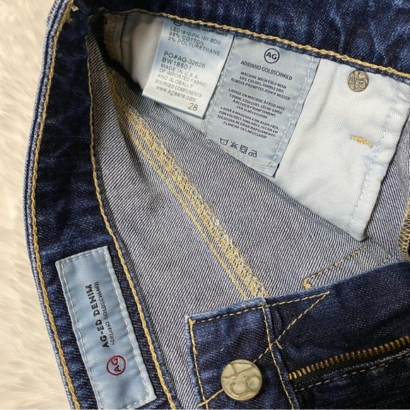 AG Adriano Goldschmeid The Bryn Ex-Boyfriend Cutoff AG-ED Denim Short Size 28 - Picture 3 of 7